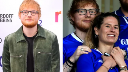 Ed Sheeran invites child young lady with spouse Cherry Seaborn 